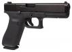 Glock G17517AUT G17 Gen5 9mm 4.49" 17+1 Black Black nDLC Steel w/Front Serrations Slide Black Rough Texture Interchangeabl - G17517AUT