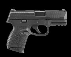 FN HERSTAL 66-100816 509C 9mm 3.70" 10+1 Black Black Steel Black Interchangeable Backstrap Grip - 66100816