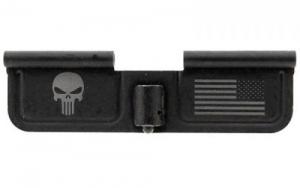 Spikes SED7005 Ejection Port Door AR-15 Laser-Engraved Punisher Steel Black - SED7005
