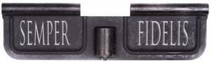 Spike SED7008 Ejection Port Door AR-15 Laser-Engraved Semper Fidelis Steel Blac - SED7008
