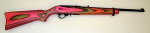 Ruger 10/22 Carbine .22 LR Pink Laminate/Blue 10+1 1222 - 1222 Ruger 10/22 Carbine .22 LR Pink Laminate/Blue 10+1 1222 - 1222