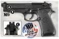 Beretta LE M9 Commercial Pistol 4.9" 9mm Bruniton/Black Standard Sight Full Size - J92M9A0MLE