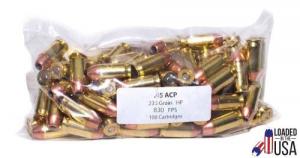 Legend PRO Ammo .45ACP 230gr Hollow Point 100rd Pack - 45ACPS100HPBAG Legend PRO Ammo .45ACP 230gr Hollow Point 100rd Pack - 45ACPS100HPBAG