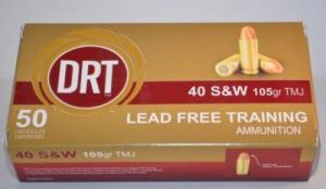 DRT .40 S&W 105gr zinc plated TMJ - 24010550 DRT .40 S&W 105gr zinc plated TMJ - 24010550