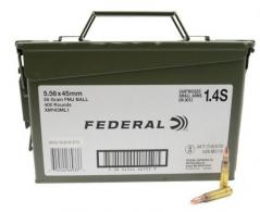 Federal XM193ML1 5.56 55gr FMJ 400rd can