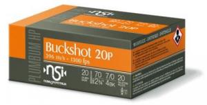 Noble Sport Plumbum Buckshot 20 ga 2-3/4" 4-buck 20 pellet 10rd box - NS204BK10 Noble Sport Plumbum Buckshot 20 ga 2-3/4" 4-buck 20 pellet 10rd box - NS204BK10