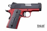 CLT DEFENDER 45ACP 3 RED FRAME BLUED SLIDE CLT DEFENDER 45ACP 3 RED FRAME BLUED SLIDE