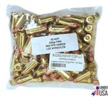 Legend .45 ACP 230GR PRN 100rd Bag - 45PRNS100BAG Legend .45 ACP 230GR PRN 100rd Bag - 45PRNS100BAG