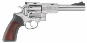 Ruger SUPER REDHAWK 10MM 6.5 Stainless Steel RUBBER/WOOD - 5524 Ruger SUPER REDHAWK 10MM 6.5 Stainless Steel RUBBER/WOOD - 5524