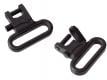 Outdoor Connection 1 1/4" Black One Piece Sling Swivels - TAL79401