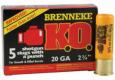 Brenneke 20 Ga. 2 3/4" 3/4 oz Sabot Slug - SL202KO Brenneke 20 Ga. 2 3/4" 3/4 oz Sabot Slug - SL202KO