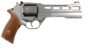 Chiappa Firearms 340224 Rhino 60DS Single/Double Action .357 MAG 6" 6 Walnut Chrome - 340224