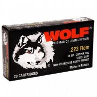 Wolf .223 Remington 55 Grain Full Metal Jacket Bi Metal - 22355FMJTINS Wolf .223 Remington 55 Grain Full Metal Jacket Bi Metal - 22355FMJTINS