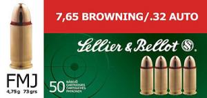 SELLIER & BELLOT .32 ACP Full - V310232U SELLIER & BELLOT .32 ACP Full - V310232U