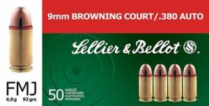 SELLIER & BELLOT .380 ACP (ACP) Ful - SB380A SELLIER & BELLOT .380 ACP (ACP) Ful - SB380A