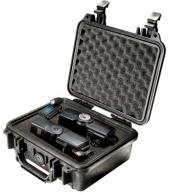 Pelican 1200 Case 10x9x4" Watertight/Crushproof Black Poly