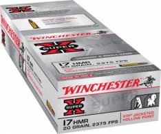 Winchester Ammo Super X .17 HMR 20 Grain - X17HMR1 Winchester Ammo Super X .17 HMR 20 Grain - X17HMR1