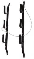 Three Gun Locking Gun Rack Black Includes Cable But No Lock - 18520 Three Gun Locking Gun Rack Black Includes Cable But No Lock - 18520