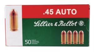 Sellier & Bellot .45 ACP 230 Grain Full Metal Jacket Sellier & Bellot .45 ACP 230 Grain Full Metal Jacket