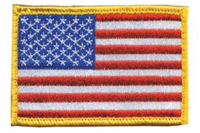 American Flag Patch Standard Full Color 2x3 Inches - 90RWBV American Flag Patch Standard Full Color 2x3 Inches - 90RWBV