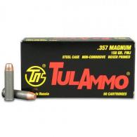 TULA .357 MAG 158GR FMJ 50/20 - 357158 TULA .357 MAG 158GR FMJ 50/20 - 357158
