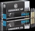 Walnut AMMO RWS .22 LR SUBSONIC 50/100 - 2132664 Walnut AMMO RWS .22 LR SUBSONIC 50/100 - 2132664