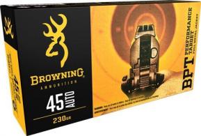 BRO AMMO .45 ACP 230GR FMJ PERFORMANCE TARGET 50/10 - B191800451 BRO AMMO .45 ACP 230GR FMJ PERFORMANCE TARGET 50/10 - B191800451