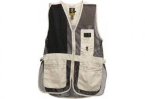 BG SHOOTING VEST TRAPPER CREEK X-LARGE RH SAND/BLACK MESH - 3050262804 BG SHOOTING VEST TRAPPER CREEK X-LARGE RH SAND/BLACK MESH - 3050262804