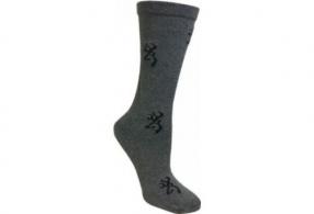 BG LADIES HEARTLAND CREW SOCKS MED DARK GREY & BLACK - A000261900103 BG LADIES HEARTLAND CREW SOCKS MED DARK GREY & BLACK - A000261900103