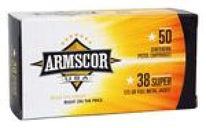 ARMSCOR AMMO .38 SUPER - FAC38SUPER-1N ARMSCOR AMMO .38 SUPER - FAC38SUPER-1N