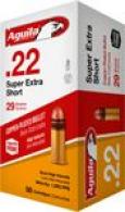 AGUILA AMMO .22 SHORT 1095FPS. - 1b222110 AGUILA AMMO .22 SHORT 1095FPS. - 1b222110