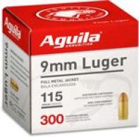 AGUILA AMMO 9MM LUGER - 1E097700 AGUILA AMMO 9MM LUGER - 1E097700