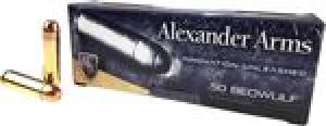 ALEXANDER AMMO .50 BEOWULF - AB350RSBOX ALEXANDER AMMO .50 BEOWULF - AB350RSBOX