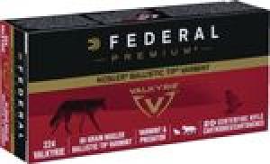 Federal Premium  224 VALKRIE 60gr Nosler Ballistic Tip 20rd box - P224VLKBT1