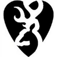 BRN DECAL HEARTBREAKER 5" WHITE - 3922351547 BRN DECAL HEARTBREAKER 5" WHITE - 3922351547