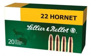 S&B 22 HORNET 45GR SP 20/1800 - SB22HB S&B 22 HORNET 45GR SP 20/1800 - SB22HB