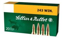 S&B 243WIN 100GR SP 20/500 - SB243A S&B 243WIN 100GR SP 20/500 - SB243A
