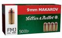 S&B 9MM MAKAROV 95GR FMJ 50/1000 - SB9MAK S&B 9MM MAKAROV 95GR FMJ 50/1000 - SB9MAK