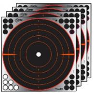Allen Company EZ Aim Self-Adhesive Reflective Bull's-Eye Target 12"x12" Orange and Black 4 Pack - 15237 Allen Company EZ Aim Self-Adhesive Reflective Bull's-Eye Target 12"x12" Orange and Black 4 Pack - 15237