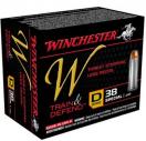Winchester W Train & Defend 38 Spl 130gr JHP 20rd box - WINW38SPLD