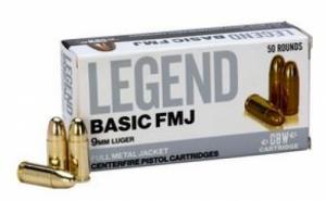 Legend AMMO 9MM 124GR Solid Copper Subsonic 50 rounds - L9SSB Legend AMMO 9MM 124GR Solid Copper Subsonic 50 rounds - L9SSB