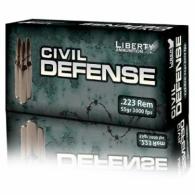 LIB AMMO CIVIL DEFENSE .223 Remington 55GR COPPER 20/50 - LACD223019 LIB AMMO CIVIL DEFENSE .223 Remington 55GR COPPER 20/50 - LACD223019