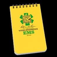 RiteRain 3x5 EMS Notebook | Yellow | 3"" x 5"" - 112 RiteRain 3x5 EMS Notebook | Yellow | 3"" x 5"" - 112