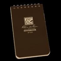RiteRain 3x5 BR Notebook | Brown | 3"" x 5"" - 435 RiteRain 3x5 BR Notebook | Brown | 3"" x 5"" - 435