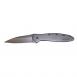 Kershaw Leek Assisted 3.0 in Bead Blast Plain SS Handle - 1660 Kershaw Leek Assisted 3.0 in Bead Blast Plain SS Handle - 1660