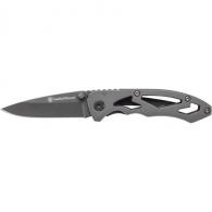 S and W CK400 Folder 2.25 in Gray Blade Stainless Handle - CK400 S and W CK400 Folder 2.25 in Gray Blade Stainless Handle - CK400