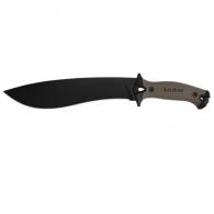 Kershaw Camp Knife 10.0 in Black Plain Tan Polymer Handle - 1077TAN Kershaw Camp Knife 10.0 in Black Plain Tan Polymer Handle - 1077TAN