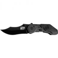 SW SWMP1B Assisted 3.0 in Black Blade Gray-Black Aluminum - SWMP1B