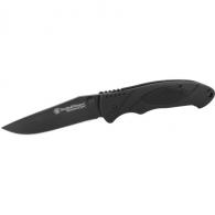 S and W SWA25 Folder 3.25 in Black Blade Rubber Handle - SWA25 S and W SWA25 Folder 3.25 in Black Blade Rubber Handle - SWA25