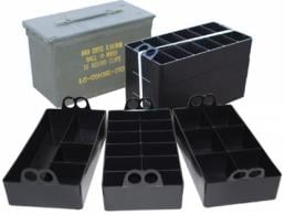 MTM ACO Ammo Can Oraganizer Black - ACO MTM ACO Ammo Can Oraganizer Black - ACO